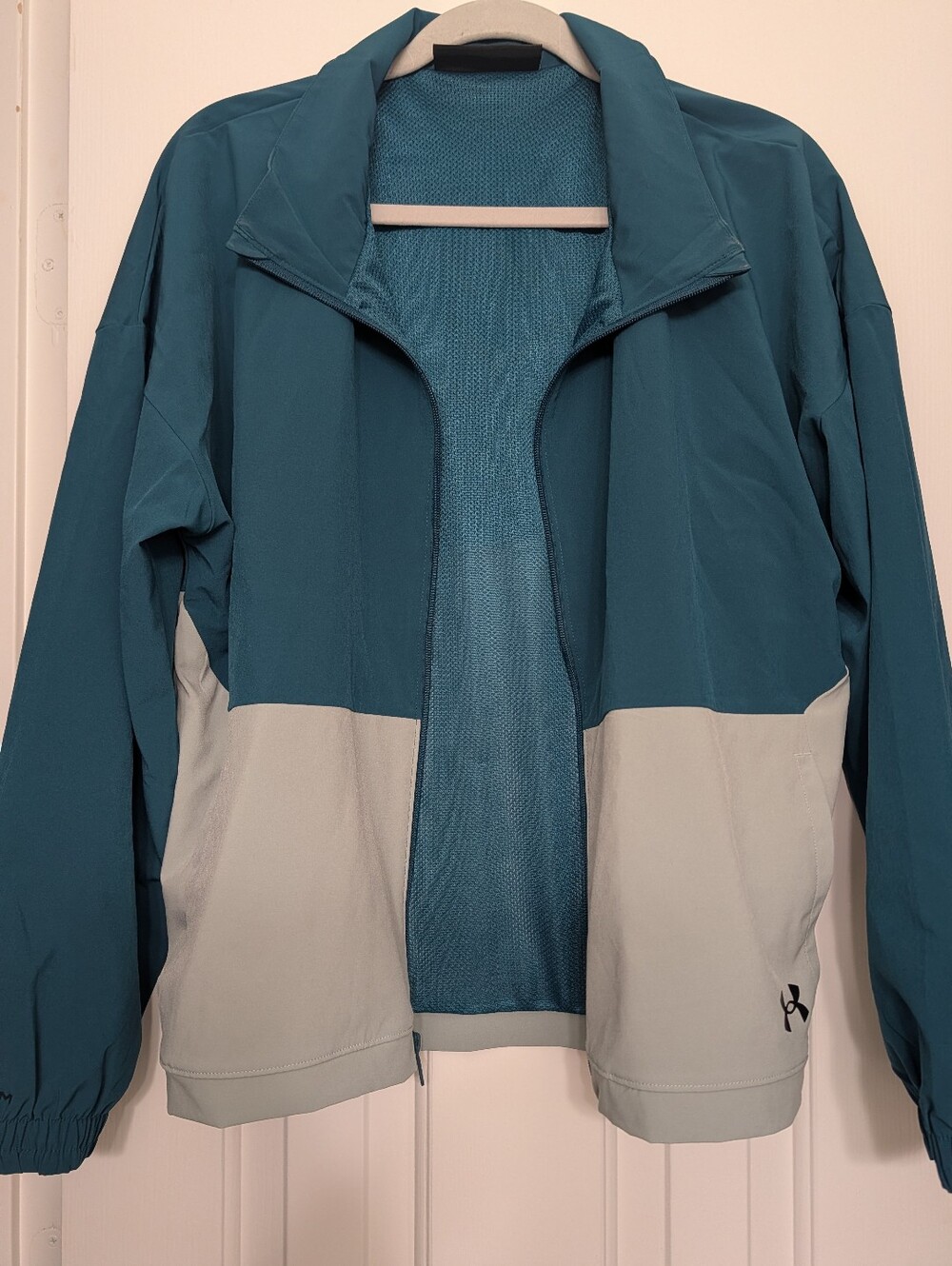Under Armour Teal Mesh Athletic Jacket
